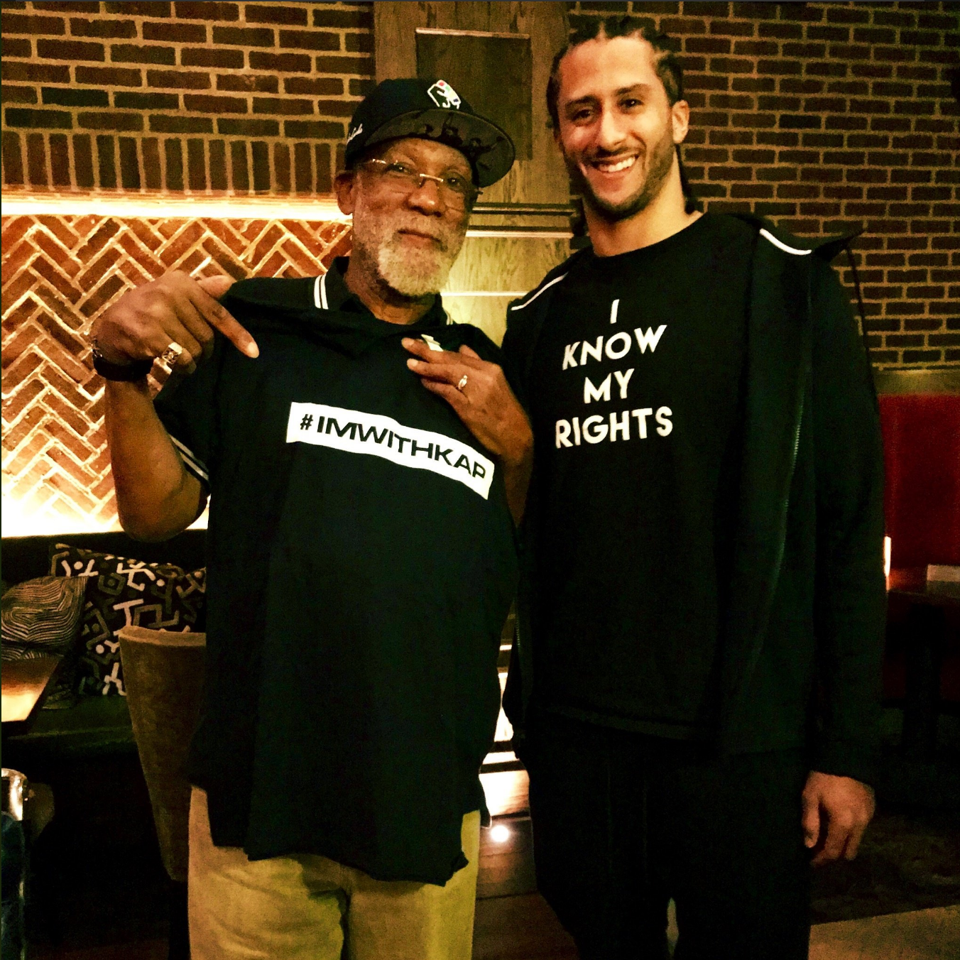 Colin Kaepernick Shares Memorable Moment With Iconic Olympians Tommie Smith And John Carlos
